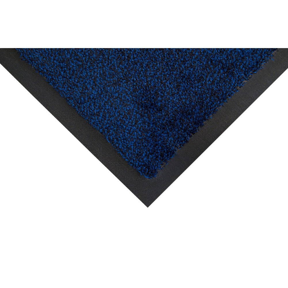 Numéro de l'image du produit 2: COBA Paillasson en nylon, lxP 600 x 850 mm, noir/bleu