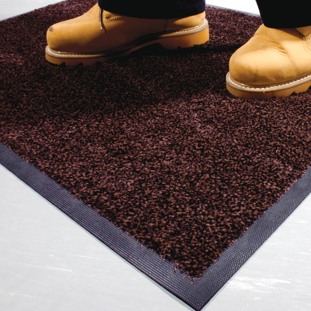 Numéro de l'image du produit 3: COBA Paillasson en nylon, lxP 600 x 850 mm, noir/marron
