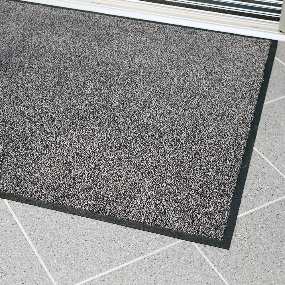 Numéro de l'image du produit 3: COBA Paillasson en nylon, lxP 600 x 850 mm, noir/gris