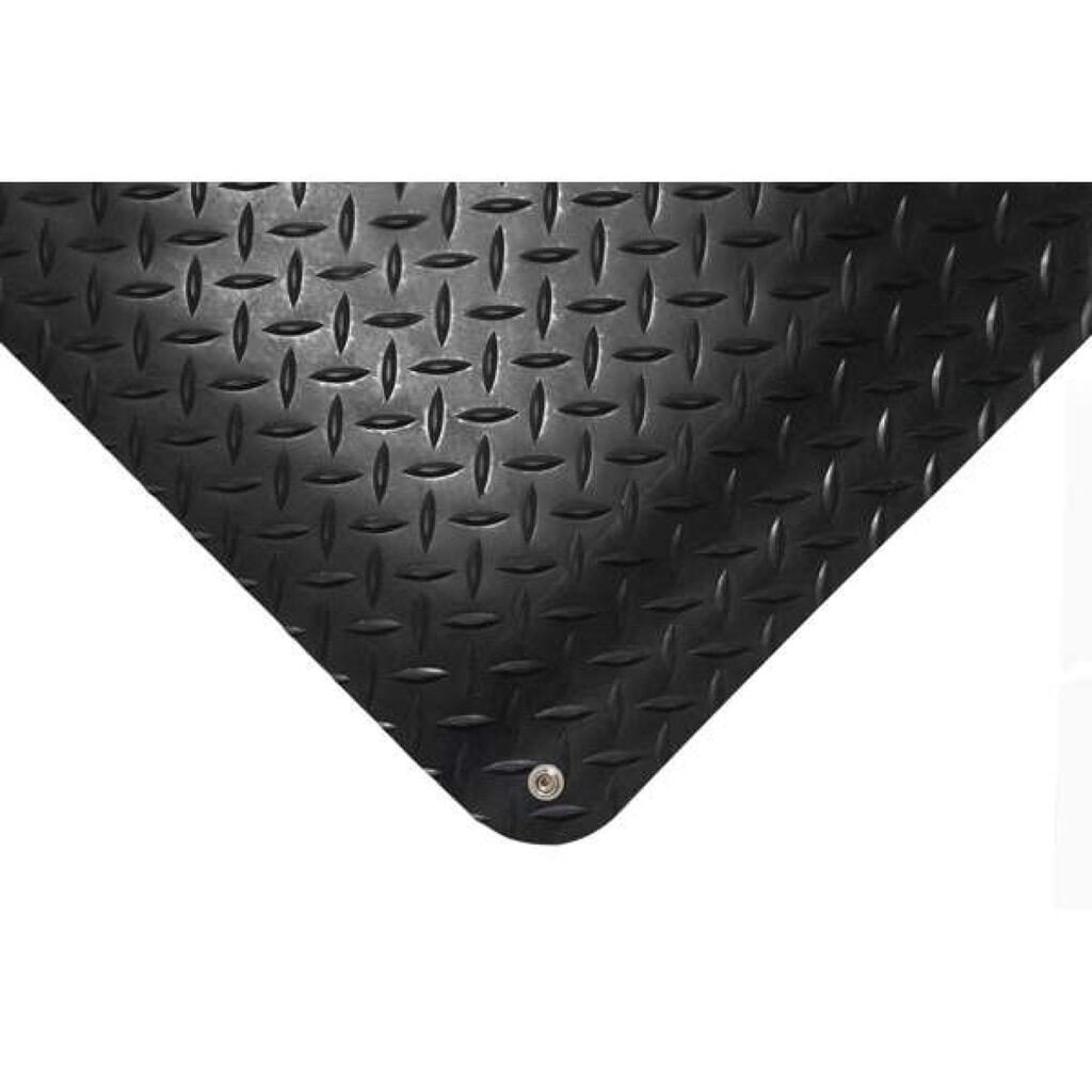 COBA Tapis anti-fatigue Deckplate Anti-Static, lxP 600 x 900 mm, noir Illustration du produit: COBA Tapis anti-fatigue Deckplate Anti-Static, lxP 600 x 900 mm, noir