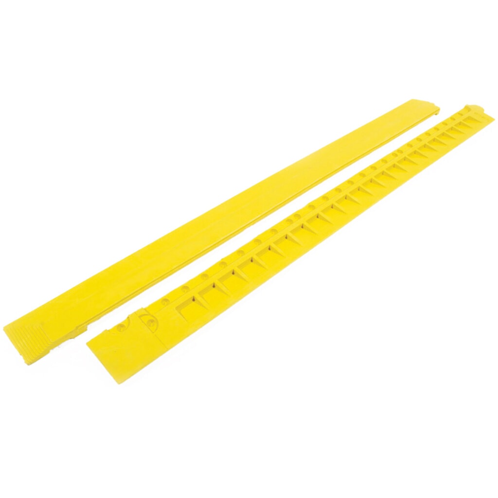 Illustration du produit: COBA Tapis anti-fatigue Fatigue Step, bande de bordure, standard, femelle, jaune