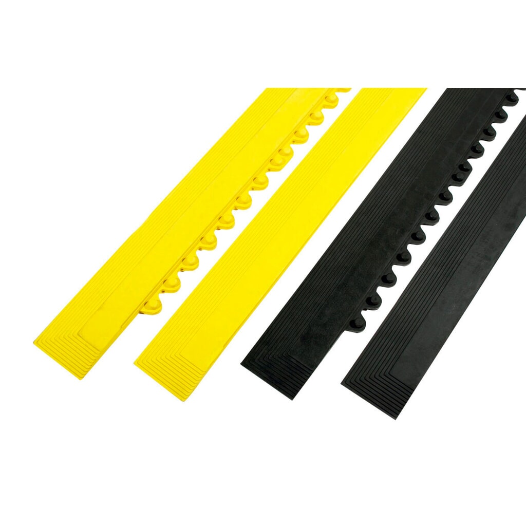 Illustration du produit: COBA Tapis anti-fatigue Fatigue Step, bande de bordure, nitrile, femelle, jaune