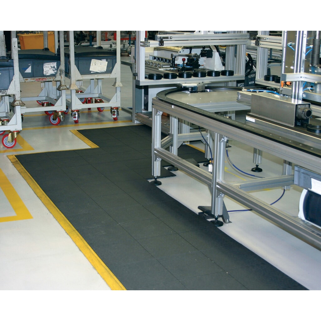 COBA Tapis anti-fatigue Fatigue Step Solid, nitrile, lxP 900 x 900 mm N° de l'image du produit 4 : COBA Tapis anti-fatigue Fatigue Step Solid, nitrile, lxP 900 x 900 mm