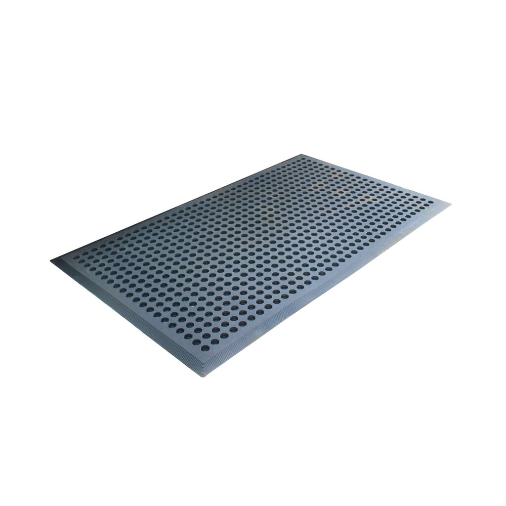 N° de l'image du produit 1 : COBA Tapis antidérapant Worksafe, lxP 900 x 1 500 mm, bleu