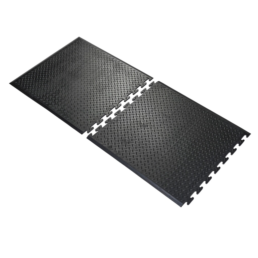 N° de l'image du produit 2 : COBA Tapis de travail Comfort-Lok, pièce médiane, lxP 700 x 800 mm, noir