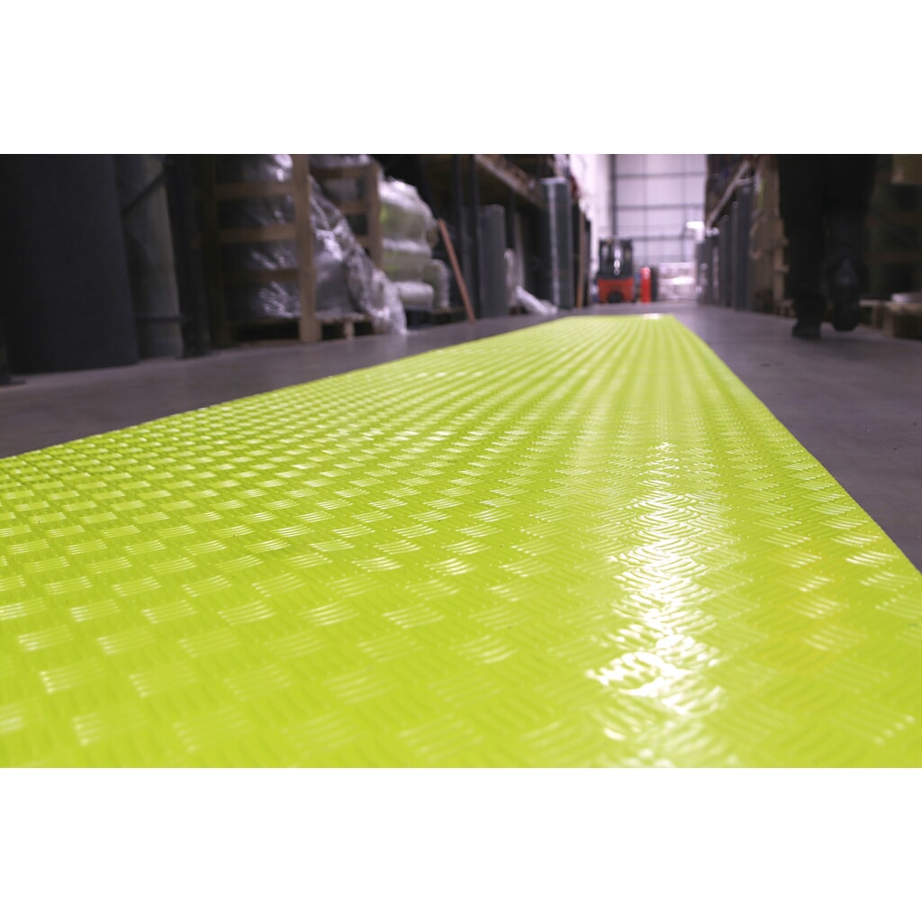 N° de l'image du produit 3 : COBA Tapis de signalisation Site Path, lxP 1,0 x 10,0 m, jaune