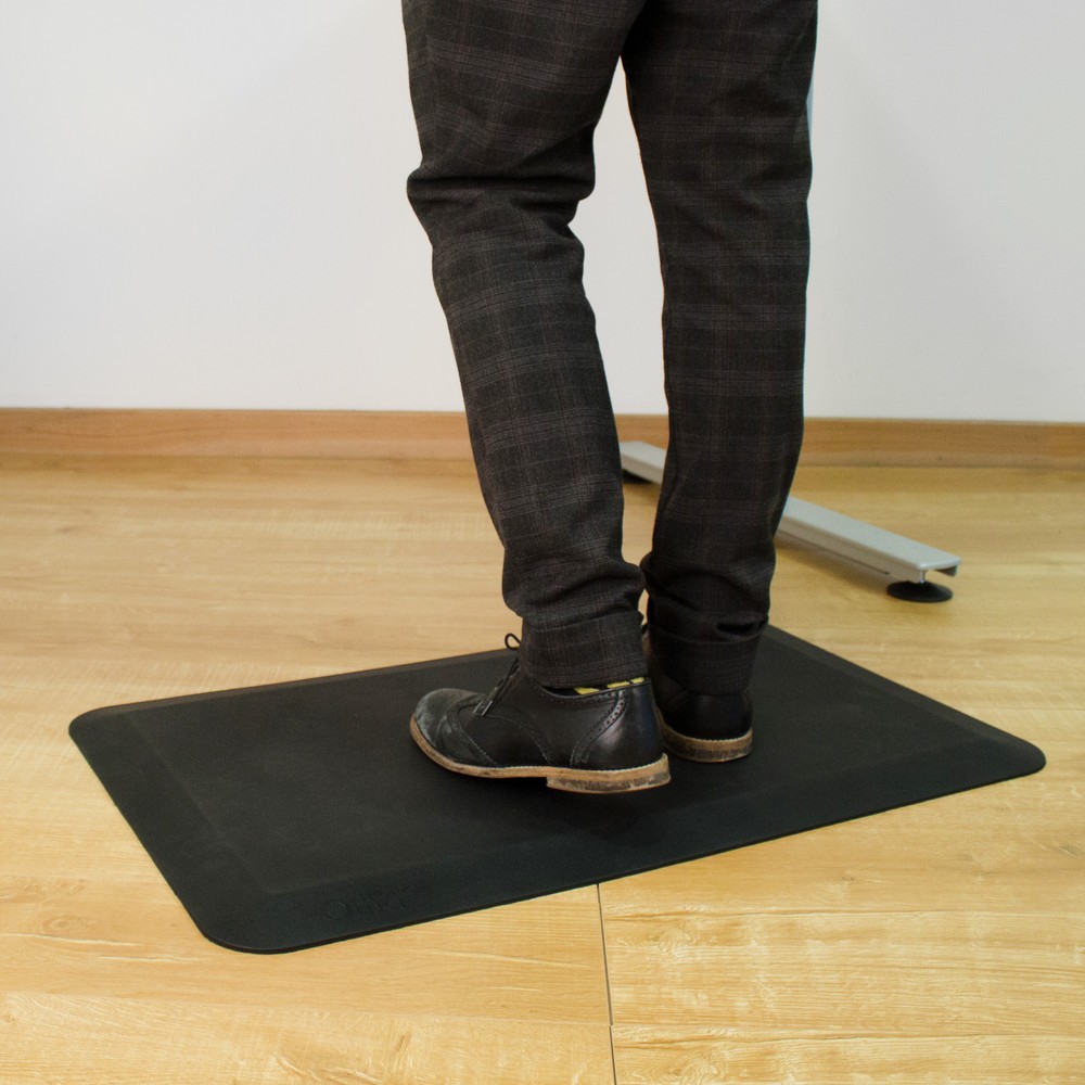 Numéro de l'image du produit 3: COBA Tapis ergonomique en PU, lxP 500 x 800 mm, noir
