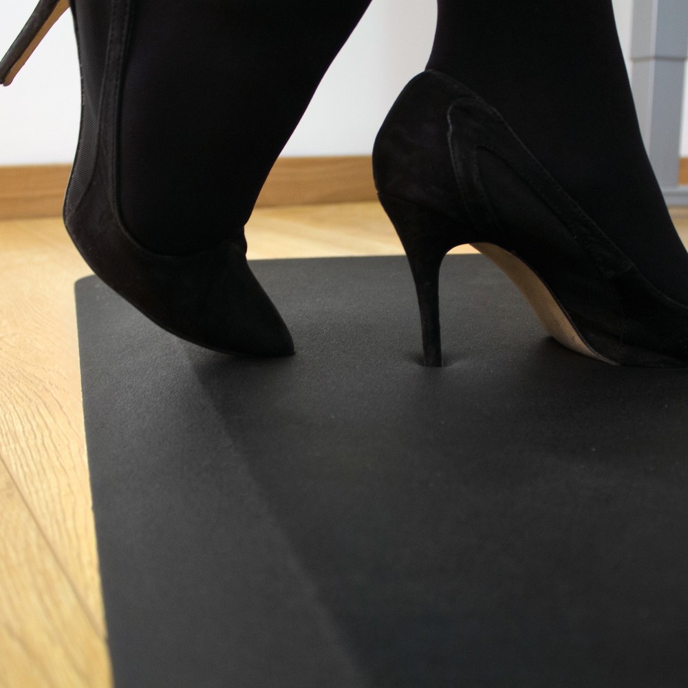 Numéro de l'image du produit 4: COBA Tapis ergonomique en PU, lxP 500 x 800 mm, noir