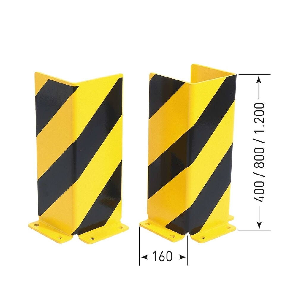 Coin de protection, profilé d’angle, HxL 400 x 160 mm, épaisseur 5 mm N° de l'image du produit 3 : Coin de protection, profilé d’angle, HxL 400 x 160 mm, épaisseur 5 mm