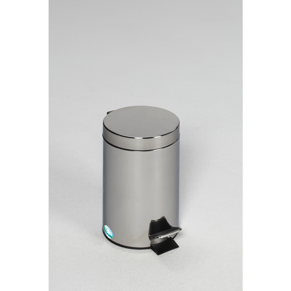 Numéro de l'image du produit 1: Collecteur de déchets à pédale VAR® 12 litres, acier inoxydable