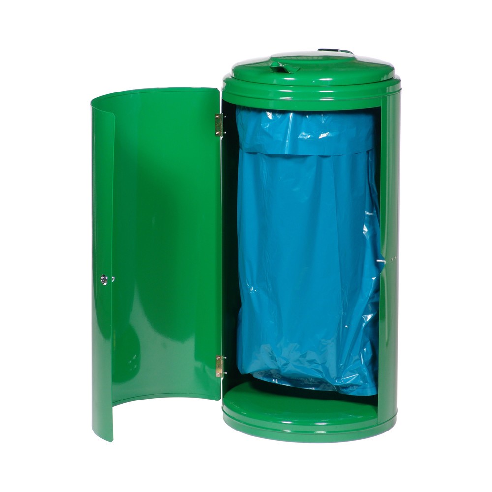 Numéro de l'image du produit 2: Collecteur de déchets AFS de RENNER, 120 litres, verrouillable, galvanisé
