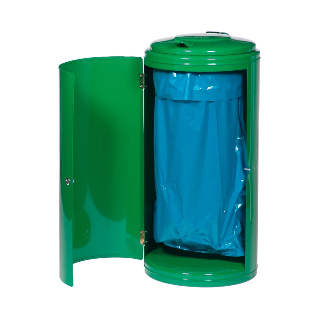 Collecteur de déchets AFS de RENNER, 120 litres, verrouillable, galvanisé N° de l'image du produit 2 : Collecteur de déchets AFS de RENNER, 120 litres, verrouillable, galvanisé