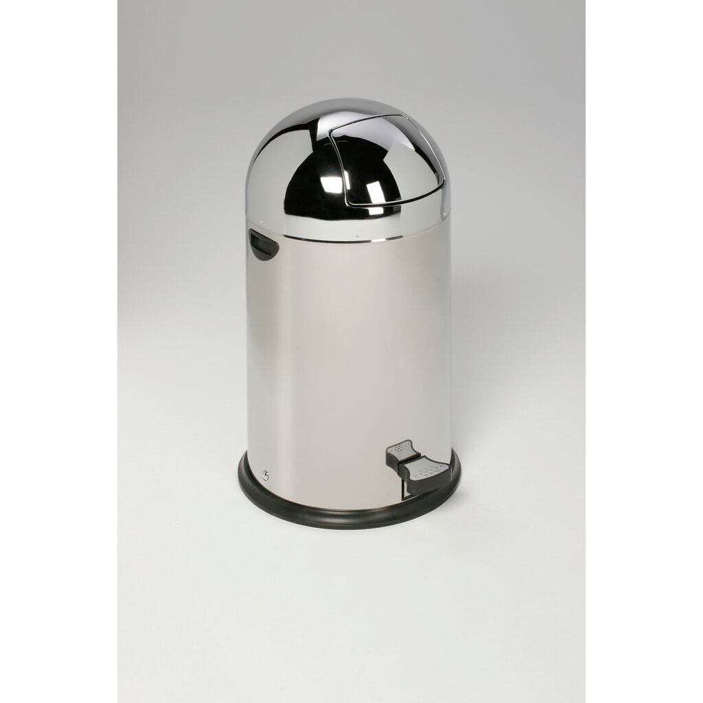 Illustration du produit: Collecteur de déchets à pédale VAR® 22 litres, acier inoxydable