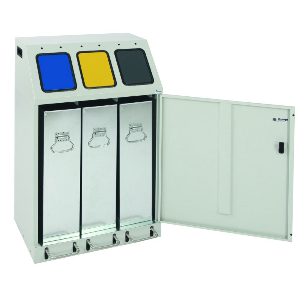Numéro de l'image du produit 3: Collecteur de matériaux compact stumpf® à pédale, 3 x 30 l