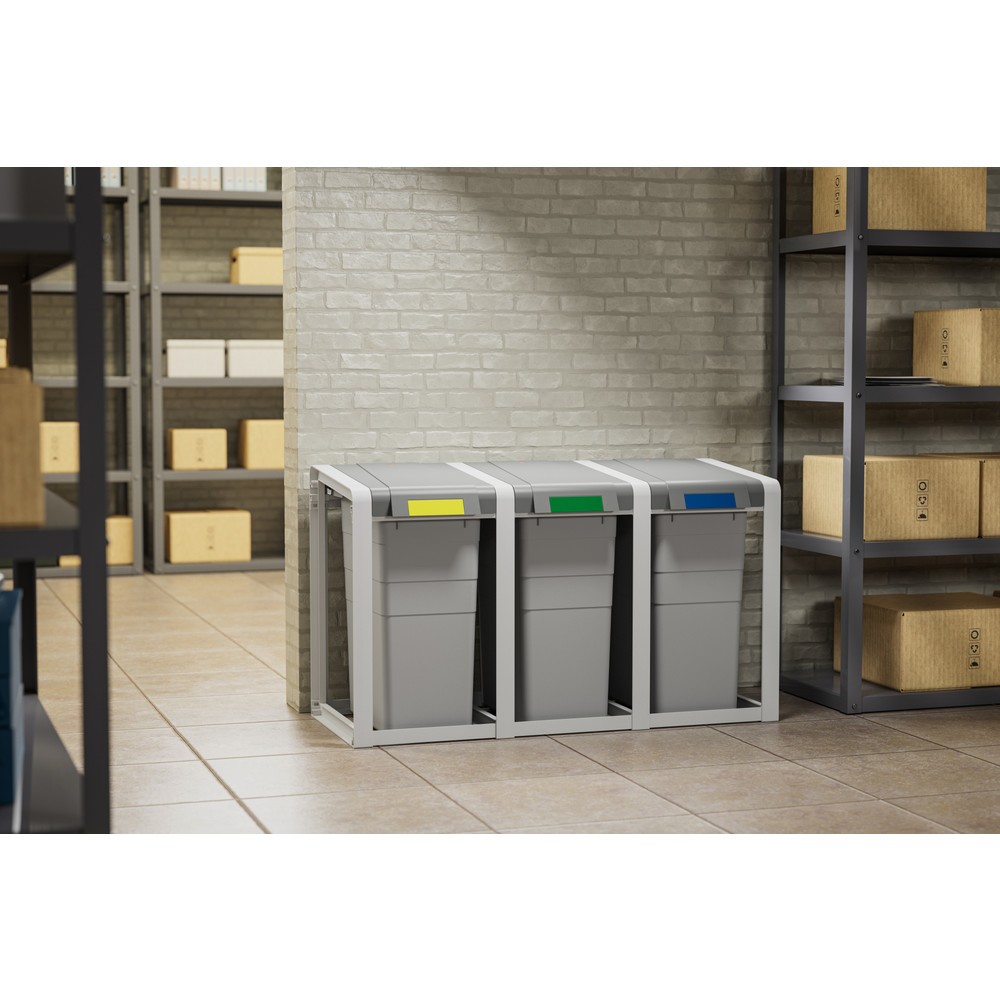 Numéro de l'image du produit 6: Collecteur de déchets Hailo ProfiLine Öko XL, 38 litres, module de base, mat