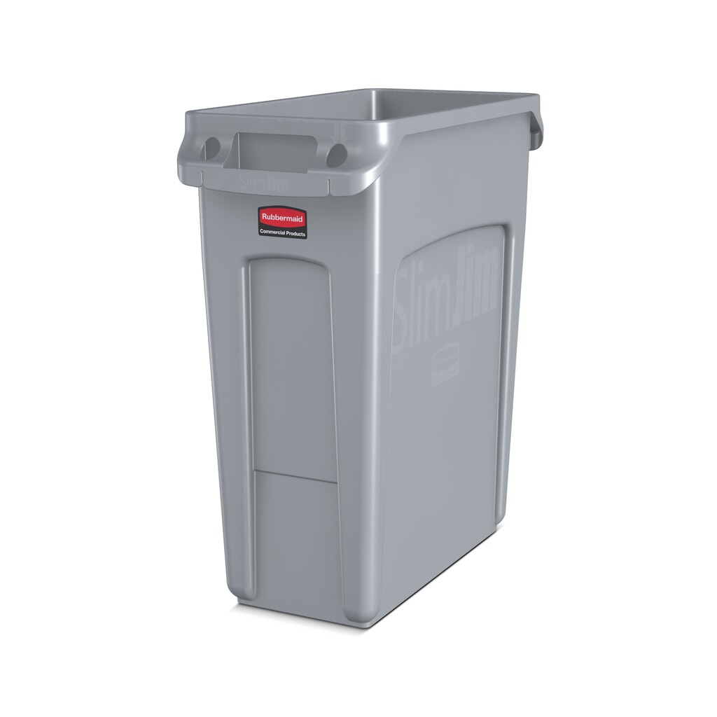 Collecteur de recyclage Rubbermaid® Slim Jim®, 87 litres, avec canaux d’aération Illustration du produit: Collecteur de recyclage Rubbermaid® Slim Jim®, 87 litres, avec canaux d’aération
