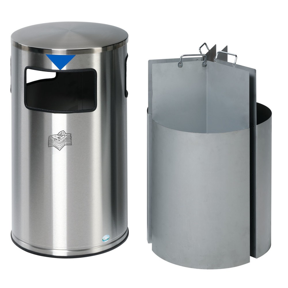 Numéro de l'image du produit 2: Collecteur de matériaux VAR ® WSS 60, 3 conteneurs de 20 litres, acier inoxydable