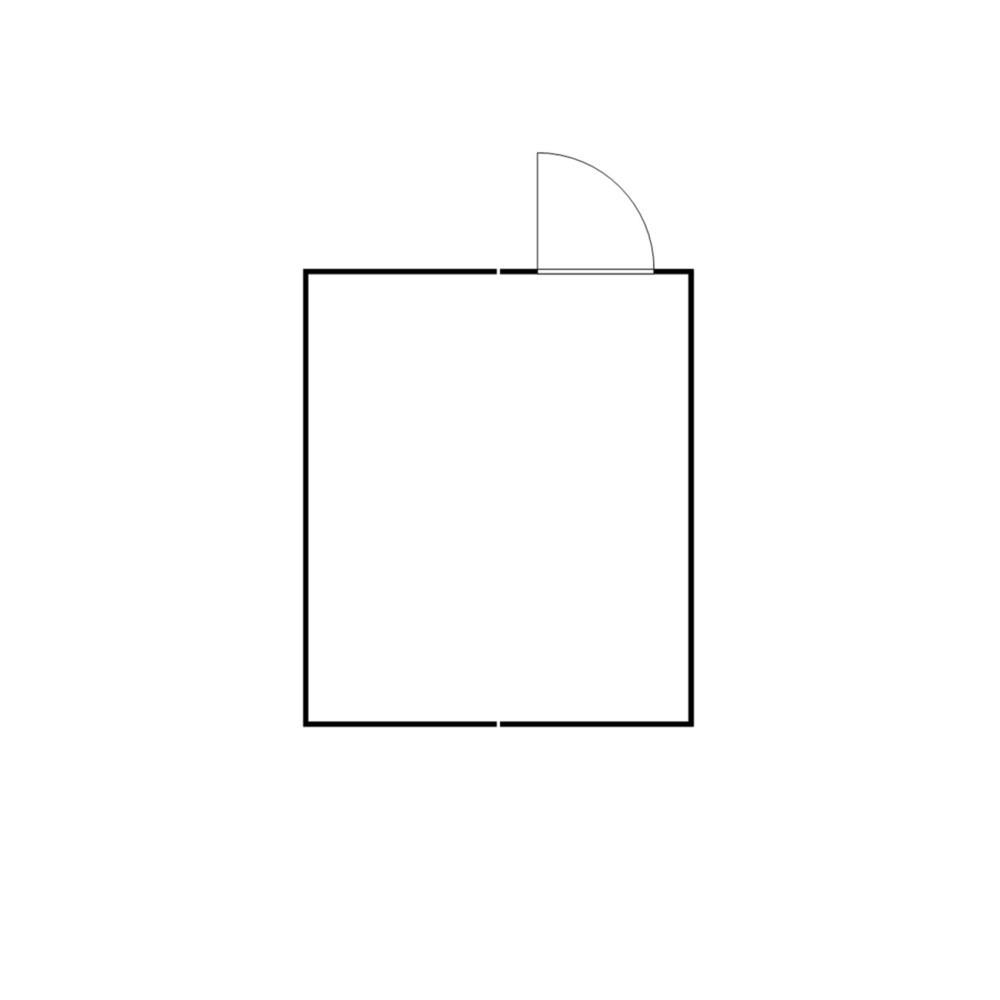 Numéro de l'image du produit 2: Combinaison de conteneurs de matériel FLADAFI® 21 m², démontés, avec plancher en bois, dimensions extérieures 5 080x4 340x2 150 mm, porte à un battant, au centre du module