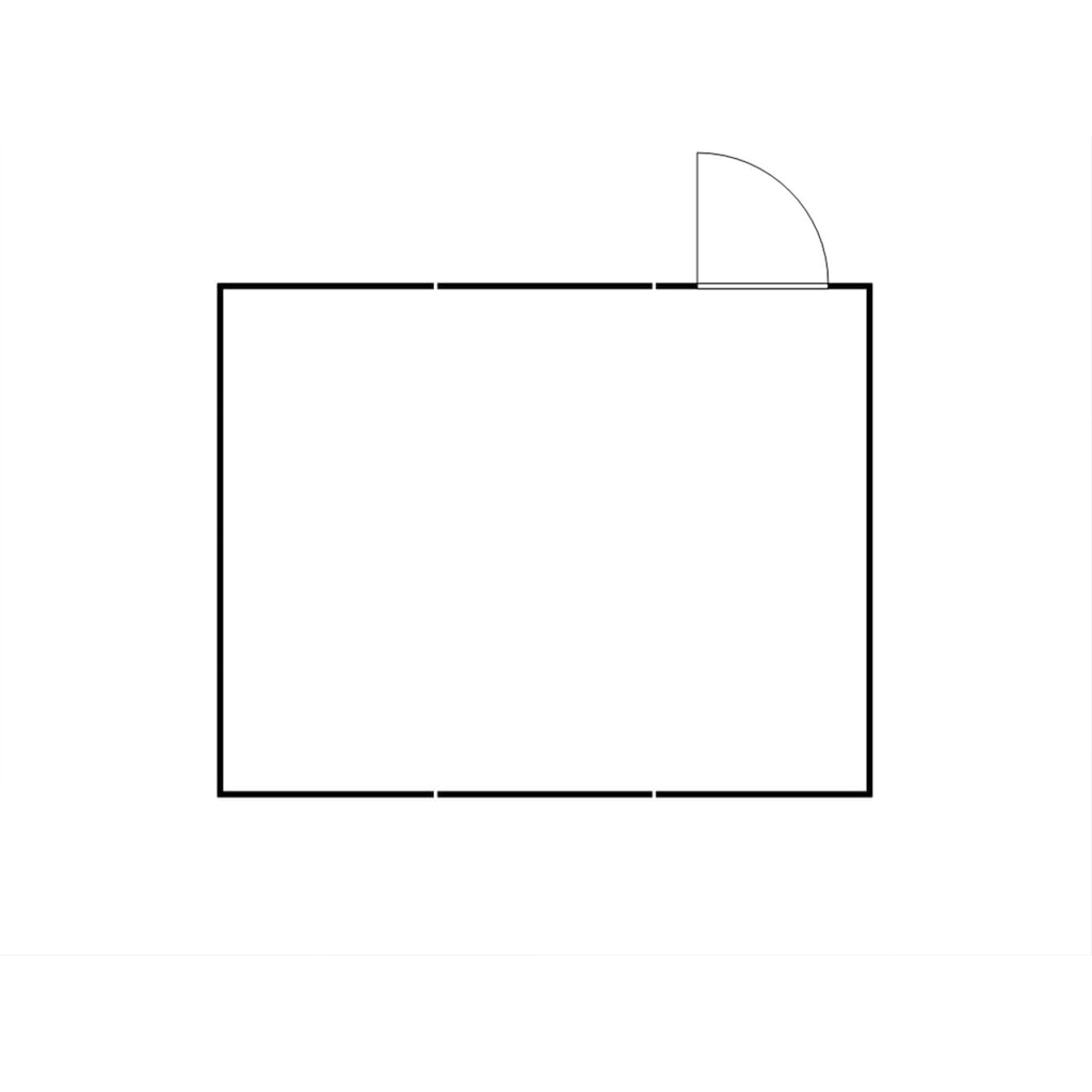 N° de l'image du produit 2 : Combinaison de conteneur de matériaux FLADAFI®, démonté, 32 m², sans plancher, haut. x larg. x prof. 2 115 x 5 080 x 6 520 mm, porte à un battant, au centre du module