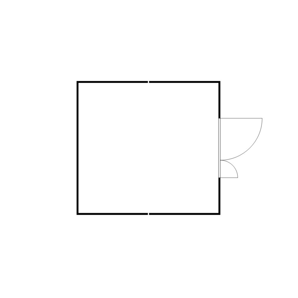 Numéro de l'image du produit 2: Combinaison de conteneurs pour substances dangereuses SAFE Tank, 2500 PLG/ALG, isolés, prémontés, revêtement plastique RAL 9002, dimensions extérieures 4 350x4 340x2 510 mm, porte à doubles battants (division asymétrique), latéral dans le