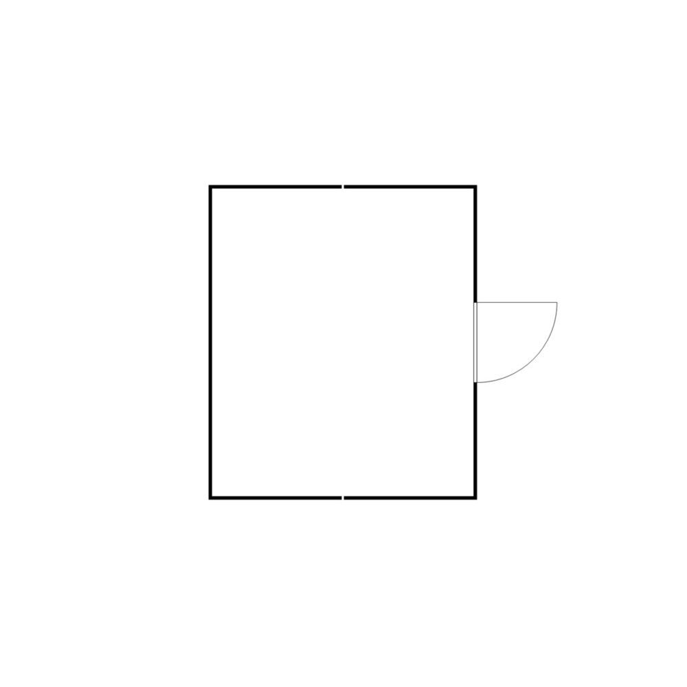 N° de l'image du produit 2 : Combinaison de conteneurs de matériel FLADAFI® 20 m², isolés, avec plancher en bois, dimensions extérieures 5 080x4 340x2 405 mm, porte à un battant, centrée dans la partie large