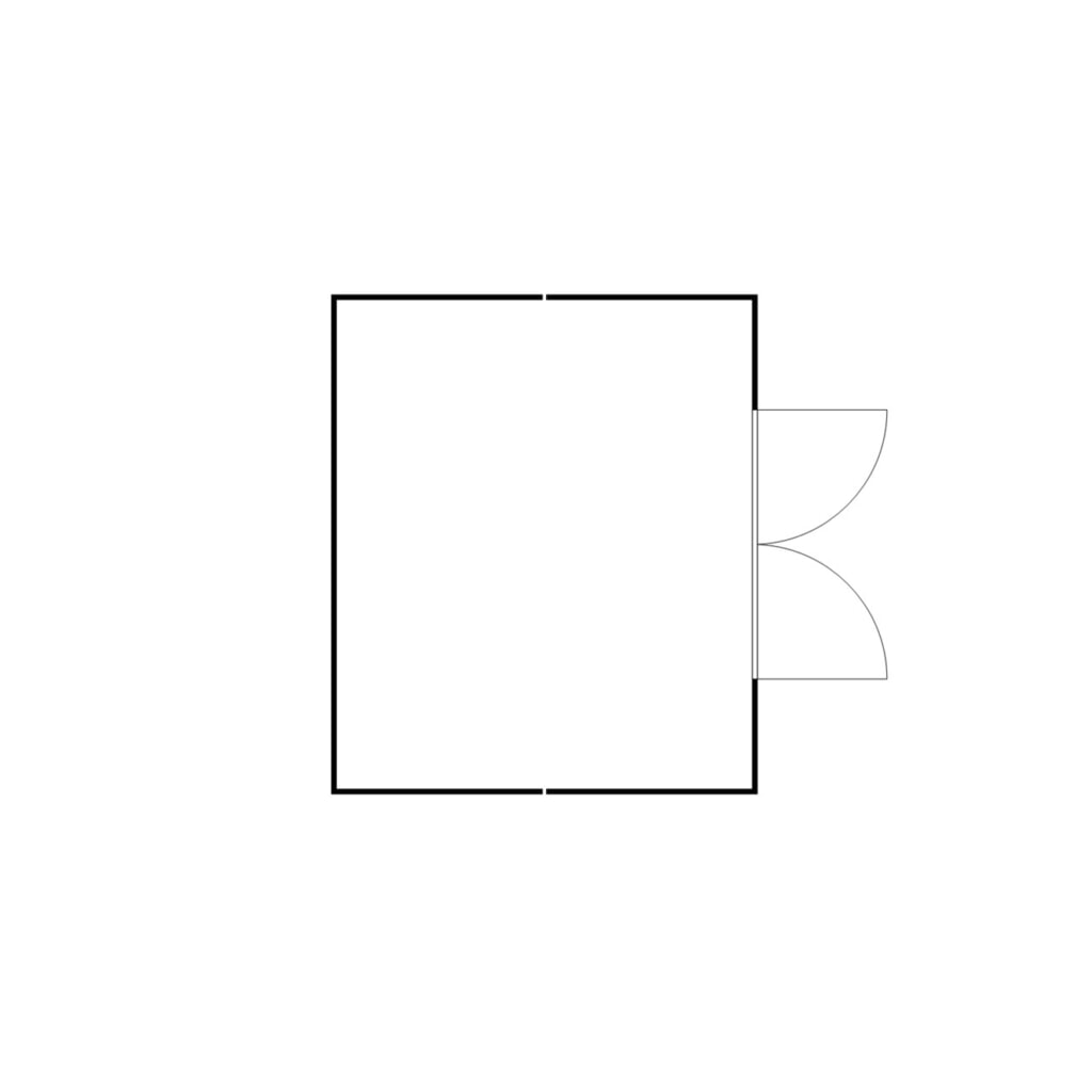 N° de l'image du produit 2 : Combinaison de conteneurs pour substances dangereuses SAFE Tank 4000, PLG, galvanisés, prémontés, dimensions extérieures 5 080x4 340x2 300 mm, porte à doubles battants, au milieu du côté long, surface de stockage 21 m²