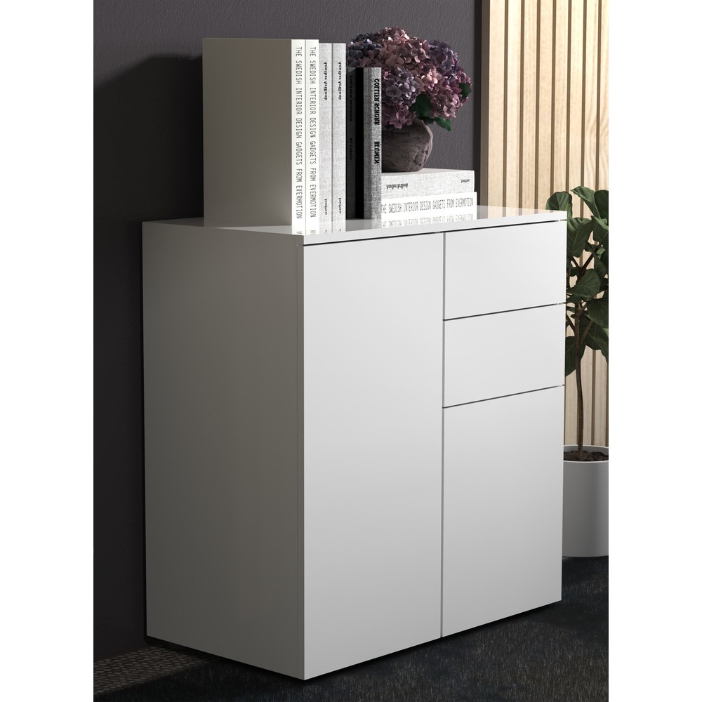 Numéro de l'image du produit 2: VCM Commode Dalosa 4 compartiments, blanc