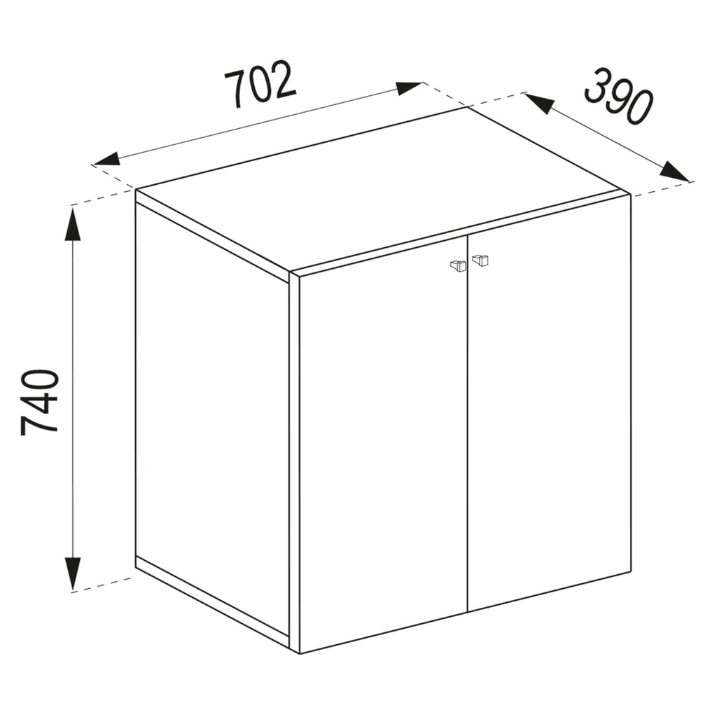 VCM Commode Vandol V1, blanc N° de l'image du produit 4 : VCM Commode Vandol V1, blanc