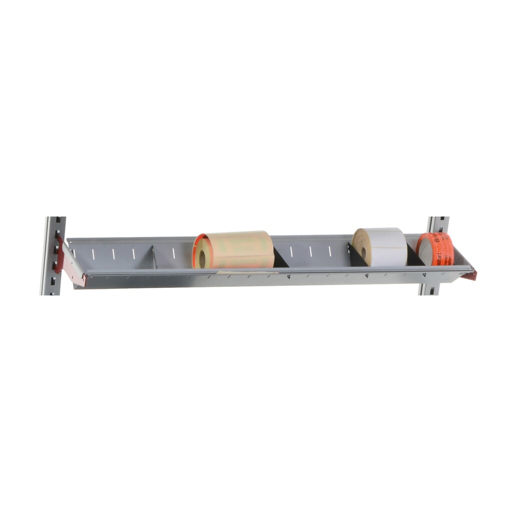 Compartiment de rangement pour ustensiles pour les Rocholz tables d’emballage FLEX, complet avec bras porteurs Illustration du produit: Compartiment de rangement pour ustensiles pour les Rocholz tables d’emballage FLEX, complet avec bras porteurs