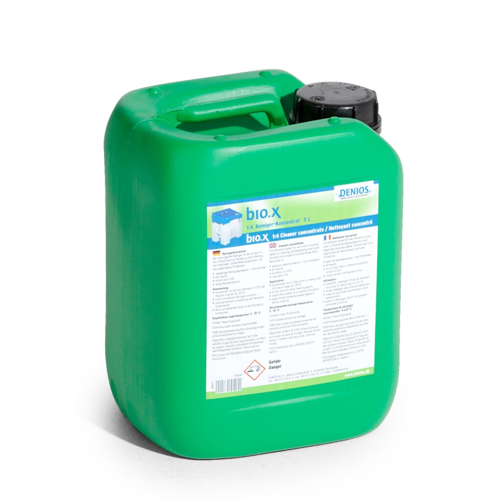 Concentré de nettoyage bio.x, bidon de 5 litres Illustration du produit: Concentré de nettoyage bio.x, bidon de 5 litres