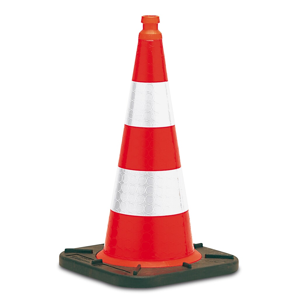 Cône de signalisation pour la voie publique, hauteur 750 mm Illustration du produit: Cône de signalisation pour la voie publique, hauteur 750 mm