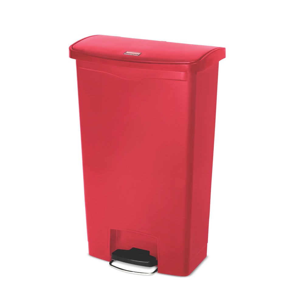 Numéro de l'image du produit 1: Poubelle à pédale Rubbermaid® Profi, 50 litres, rouge