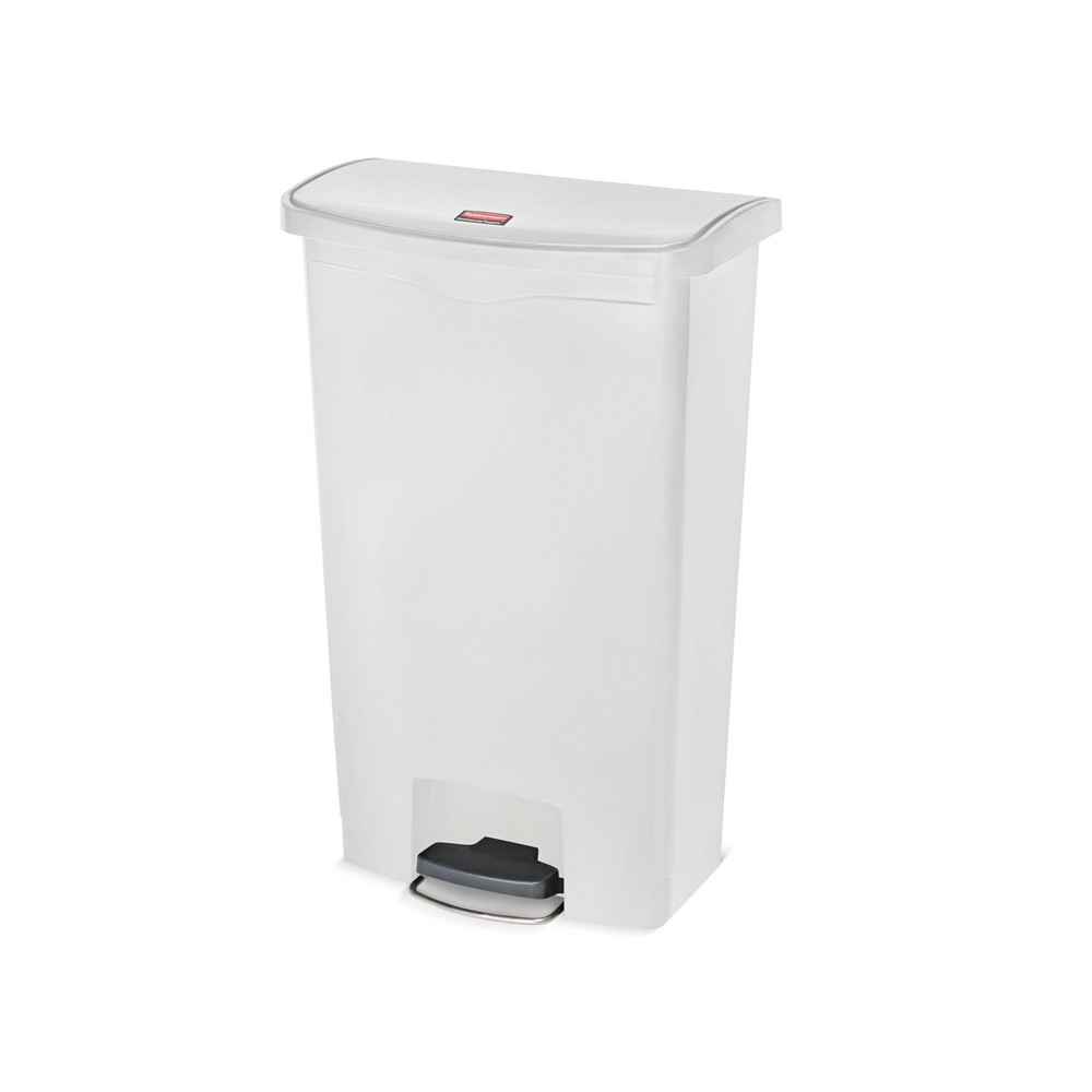 Numéro de l'image du produit 1: Poubelle à pédale Rubbermaid® Profi, 30 litres, blanche