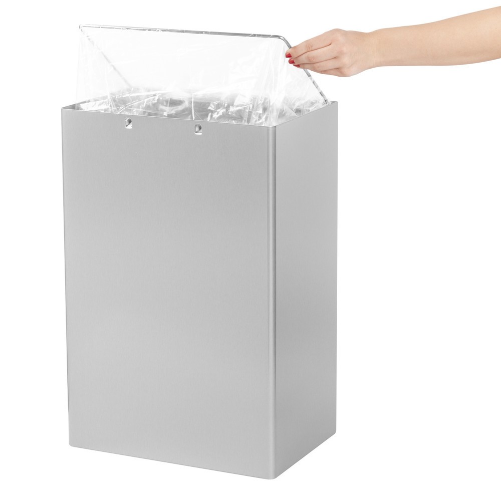 Numéro de l'image du produit 3: Conteneur à déchets Air-Wolf d’un volume de 50 litres en acier inoxydable brossé