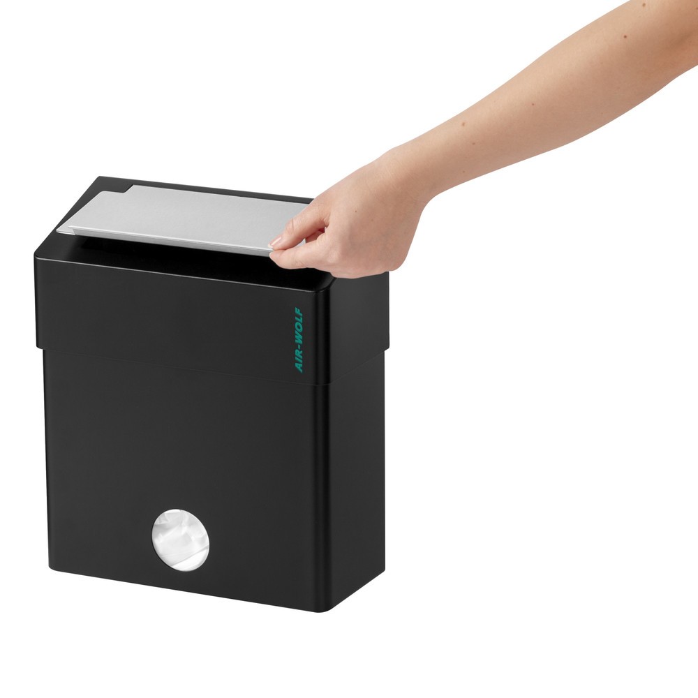 Numéro de l'image du produit 4: Conteneur à déchets hygiénique Air-Wolf pour serviettes hygiéniques noir
