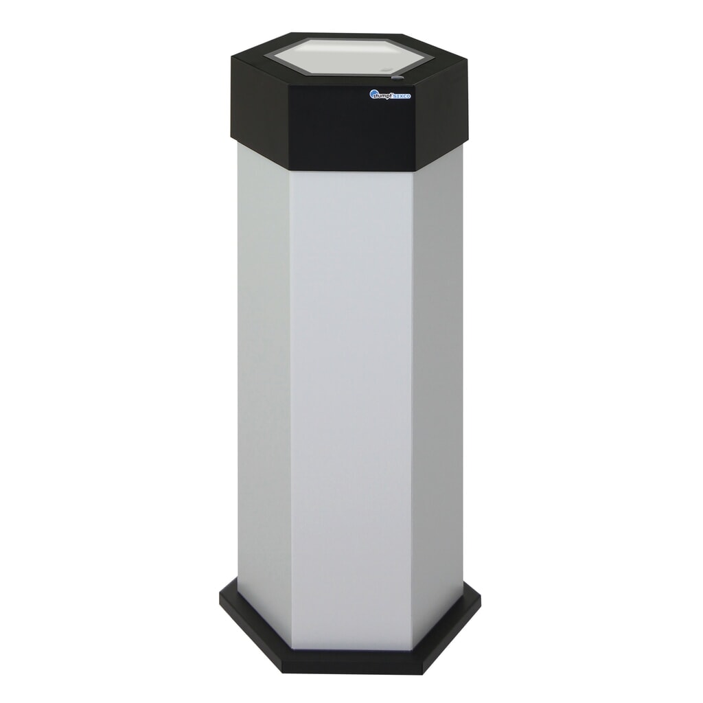 Illustration du produit: Conteneur à déchets stumpf®, Sixco 1 swing gris clair