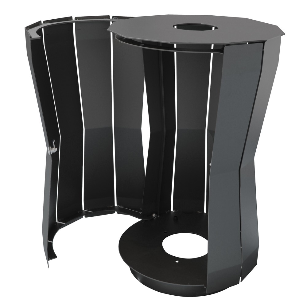 Numéro de l'image du produit 2: Poubelle Style de RENNER, 105 litres, gris anthracite