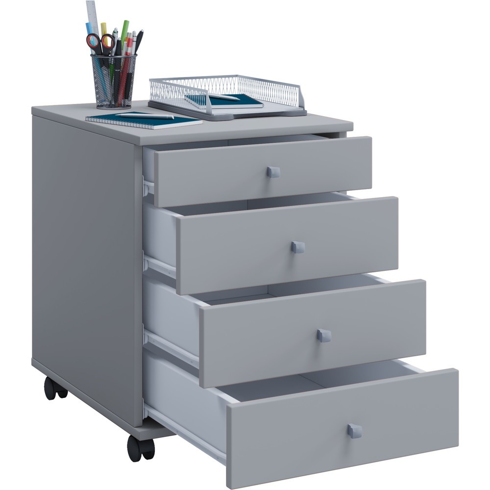 Numéro de l'image du produit 1: Bac à rouleaux Lona HxLxP 570 x 420 x 500 mm Gris