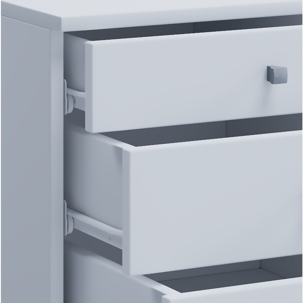 Numéro de l'image du produit 3: Conteneur à roulettes Lona Maxi HxLxP 570 x 420 x 750 mm Blanc