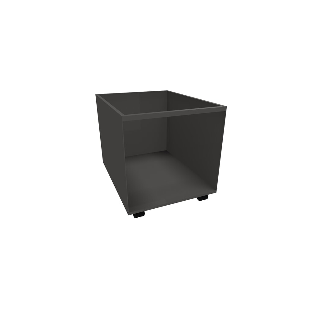Conteneur avec insert en plastique, mobile, HxlxP 525 x 500 x 650 mm, gris anthracite Illustration du produit: Conteneur avec insert en plastique, mobile, HxlxP 525 x 500 x 650 mm, gris anthracite