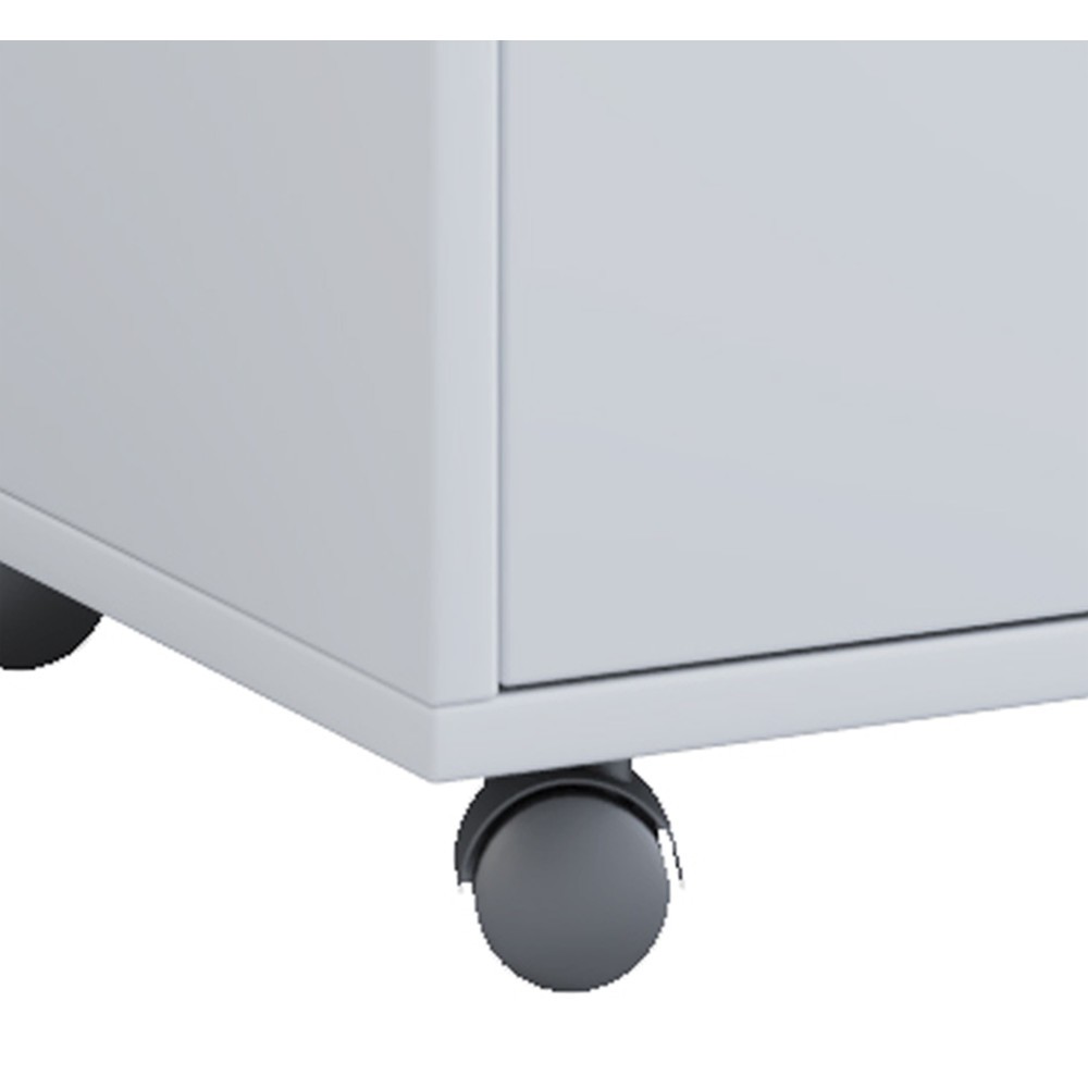 Numéro de l'image du produit 2: Conteneur d'angle à roulettes Masola Maxi, HxlxP 540 x 450 x 380 mm, blanc