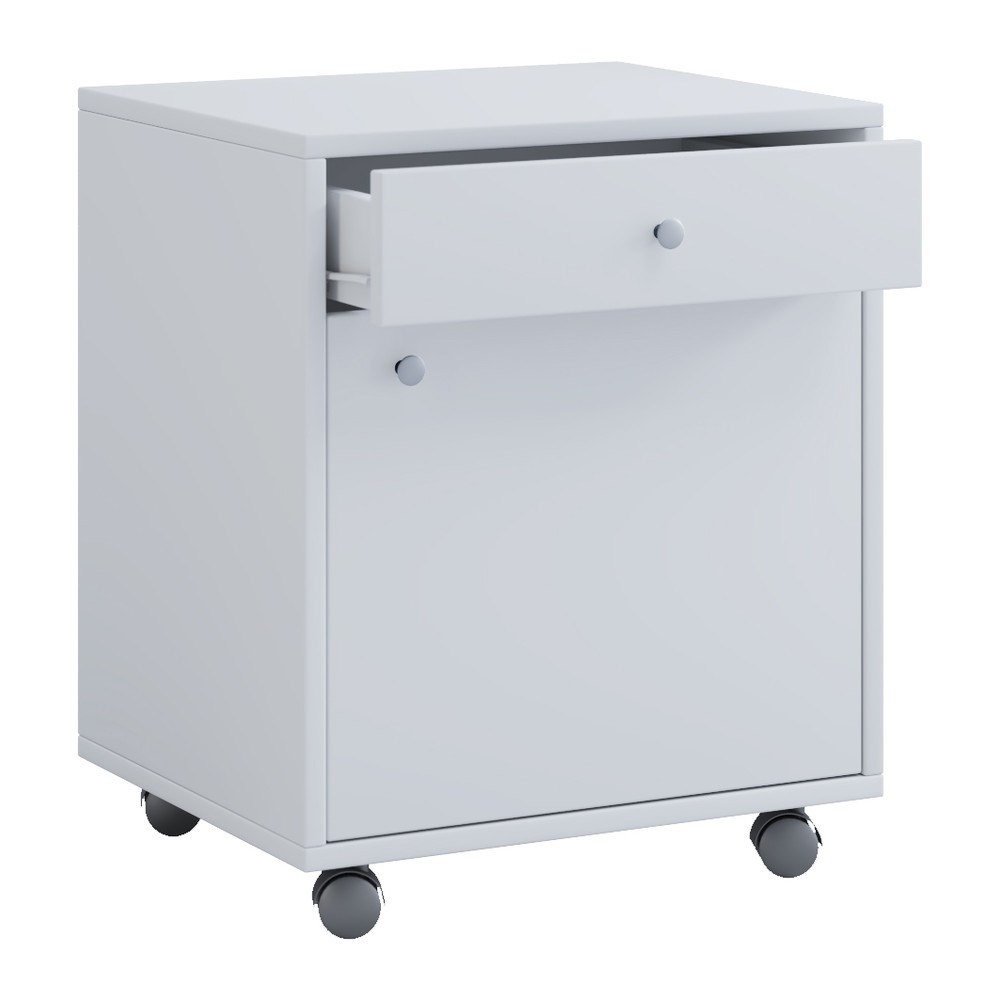 Numéro de l'image du produit 3: Conteneur d'angle à roulettes Masola Maxi, HxlxP 540 x 450 x 380 mm, blanc