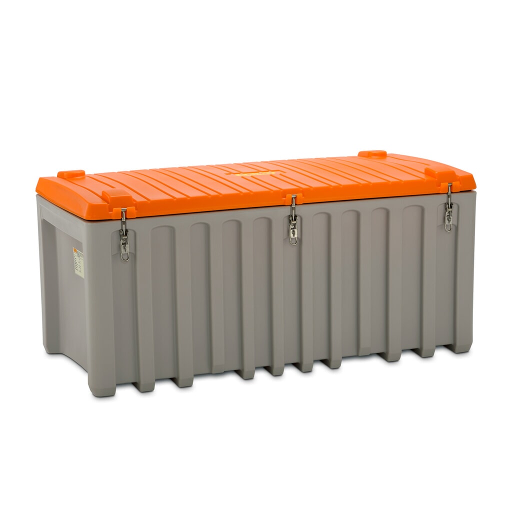 Conteneur de collecte pour tubes fluorescents CEMO, avec entrées de fourche Illustration du produit: Conteneur de collecte pour tubes fluorescents CEMO, avec entrées de fourche