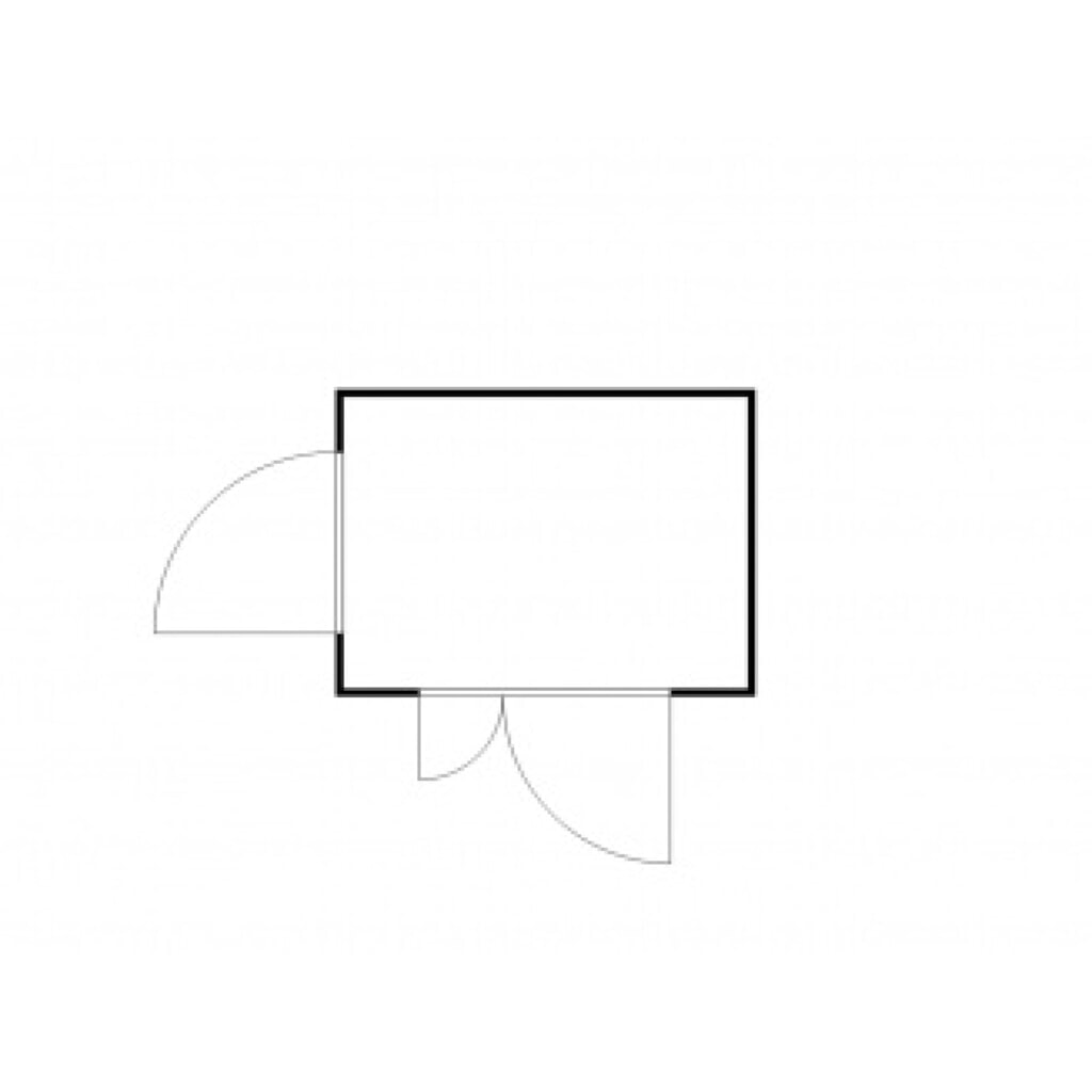 N° de l'image du produit 2 : Conteneur à matériaux FLADAFI®, galvanisé, démonté, 6 m², sans étagère, haut. x larg. x prof. 2 115 x 3 050 x 2 170 mm, porte à doubles battants (division asymétrique), centrée sur la largeur, porte supplémentaire