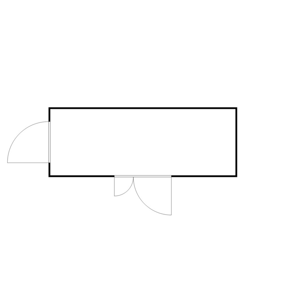Numéro de l'image du produit 2: Conteneur pour substances dangereuses SAFE Tank 1900 ALG, isolé, installation à l'extérieur, complètement monté, revêtement plastique RAL 9002, dimensions extérieures 6 380x2 170x2 560 mm, porte à doubles battants, au centre du côté large,