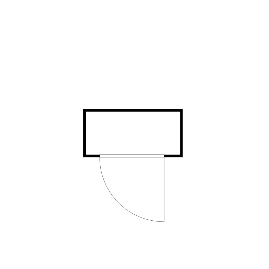 N° de l'image du produit 2 : Conteneur à matériaux FLADAFI®, isolé, 2 m², avec plancher en bois, haut. x larg. x prof. 2 405 x 2 100 x 1 140 mm, porte à un battant, centrée sur la largeur