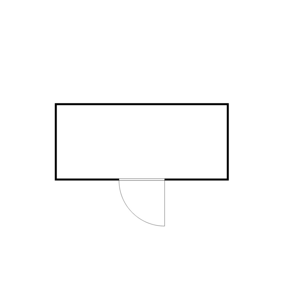 Numéro de l'image du produit 2: Conteneur de matériel FLADAFI® 10m², isolés, avec fond isolé, dimensions extérieures 5 080x2 170x2 500 mm, porte à un battant, au centre du côté large