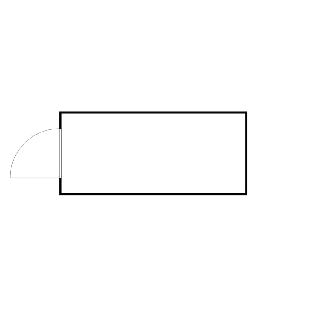 N° de l'image du produit 2 : Conteneur à matériaux FLADAFI®, isolé, 10 m², avec sol isolé, haut. x larg. x prof. 2 500 x 5 080 x 2 170 mm, porte à un battant, centré à face avant