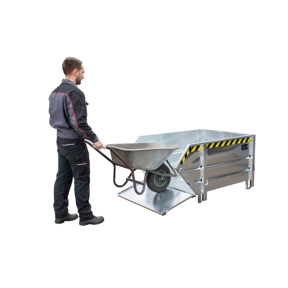 Numéro de l'image du produit 2: Bac pour matériaux de construction Bauer® BBK 100, galvanisé à chaud