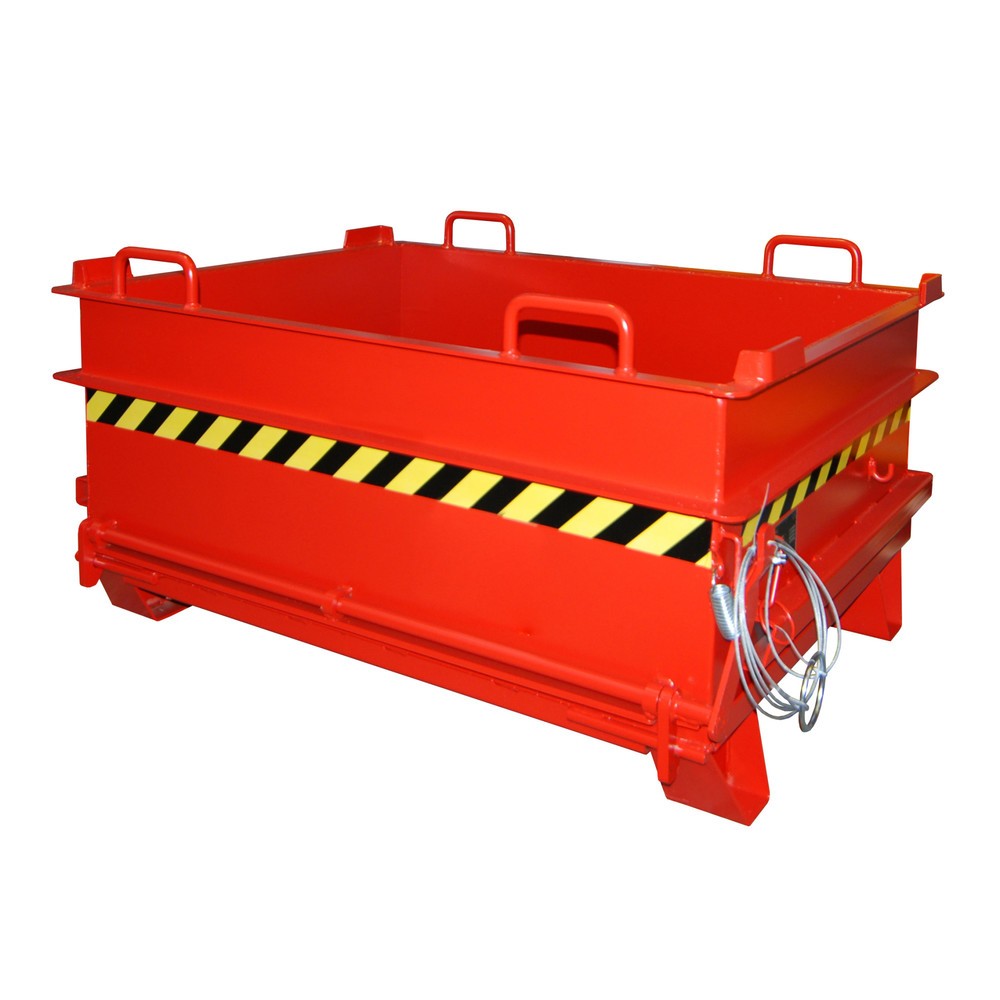 Illustration du produit: Conteneur pour matériaux de construction Bauer® BC 500, peint, rouge feu
